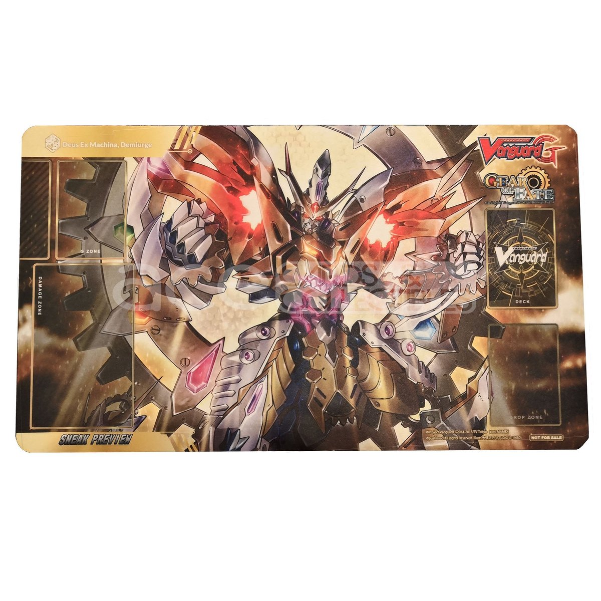 Cardfight Vanguard Playmat &quot;Deus Ex Machina, Demiurge&quot; (VG-G-CB04)-Bushiroad-Ace Cards &amp; Collectibles