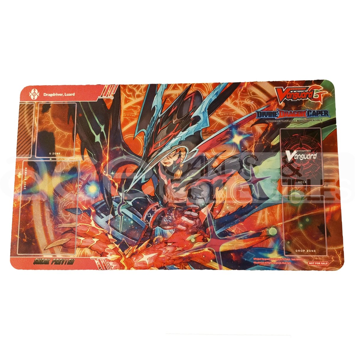 Cardfight Vanguard Playmat &quot;Dragdriver, Luard&quot; (VG-G-BT09)-Bushiroad-Ace Cards &amp; Collectibles