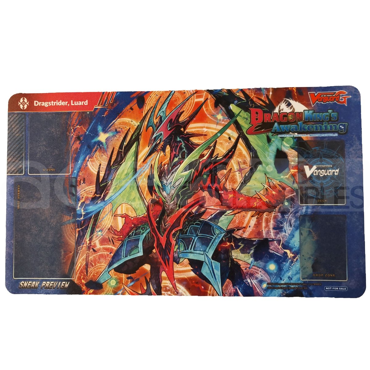 Cardfight Vanguard Playmat &quot;Dragstrider, Luard&quot; (VG-G-BT12)-Bushiroad-Ace Cards &amp; Collectibles