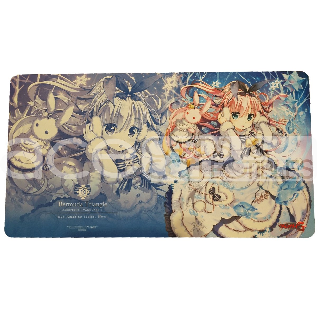 Cardfight Vanguard Playmat &quot;Duo Amazing Sister, Meer&quot; (VG-G-CB07)-Bushiroad-Ace Cards &amp; Collectibles