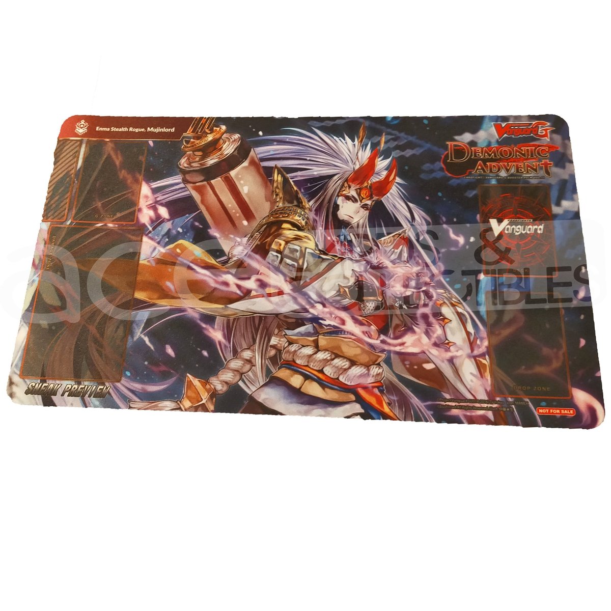 Cardfight Vanguard Playmat &quot;Enma Stealth Rogue, Mujinlord&quot; (VG-G-BT11)-Bushiroad-Ace Cards &amp; Collectibles