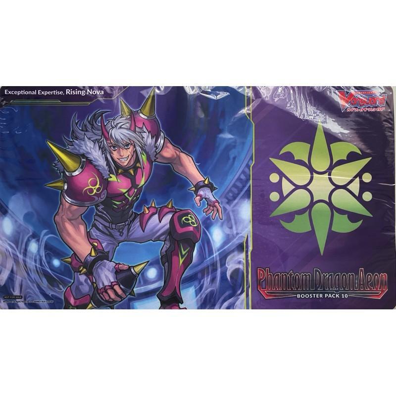 Cardfight Vanguard Playmat &quot;Exceptional Expertise, Rising Nova&quot; [VGE-V-BT10]-Bushiroad-Ace Cards &amp; Collectibles