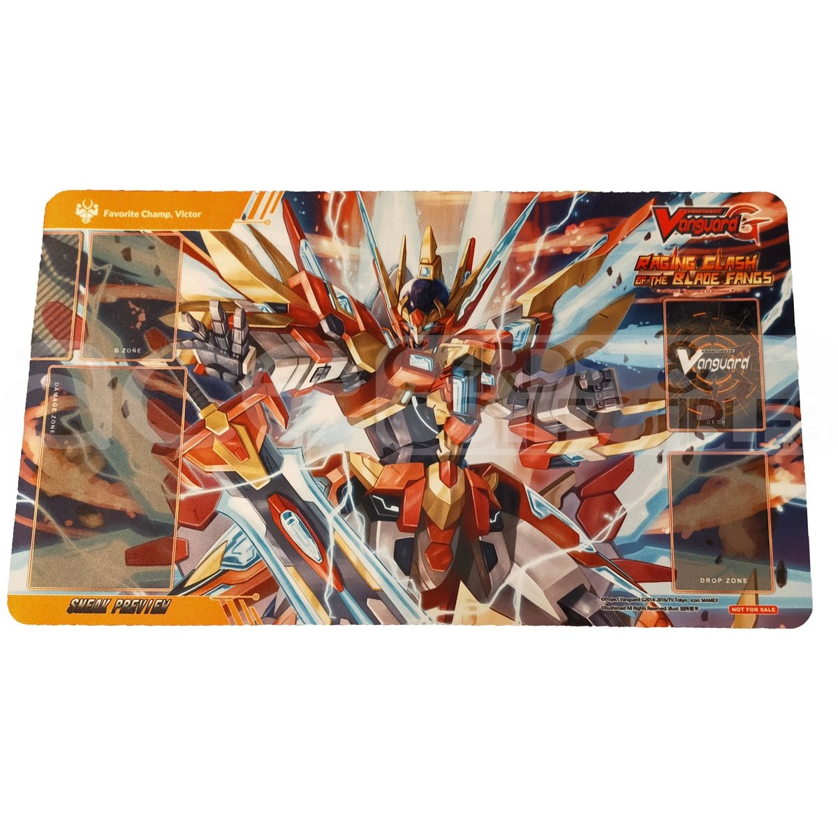 Cardfight Vanguard Playmat &quot;Favorite Champ, Victor&quot; (VG-G-BT10)-Bushiroad-Ace Cards &amp; Collectibles