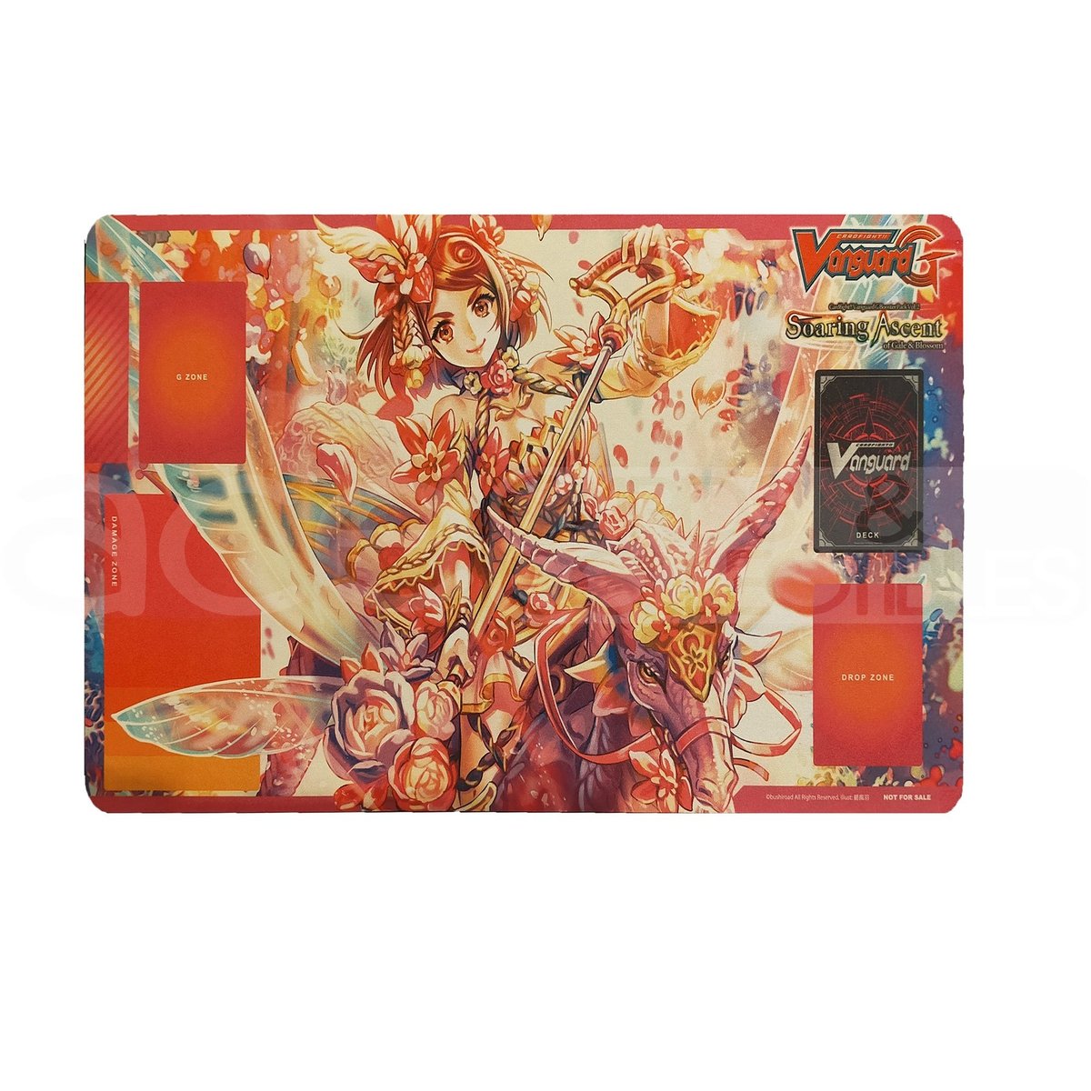 Cardfight Vanguard Playmat &quot;Flower Princess Of Spring&#39;s Beginning, Primavera&quot; (VG-G-BT02)-Bushiroad-Ace Cards &amp; Collectibles