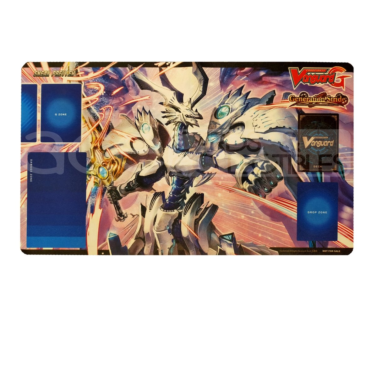 Cardfight Vanguard Playmat &quot;Holy Dragon, Saint Blow Dragon&quot; (VG-G-BT01)-Bushiroad-Ace Cards &amp; Collectibles