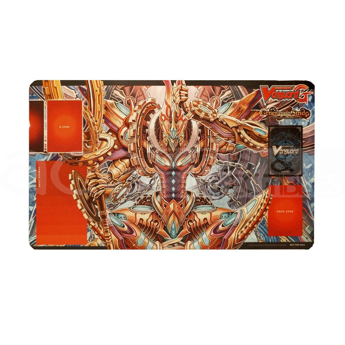 Cardfight Vanguard Playmat &quot;Interdimensional Dragon, Chronoscommand Dragon&quot; (VG-V-BT01)-Bushiroad-Ace Cards &amp; Collectibles