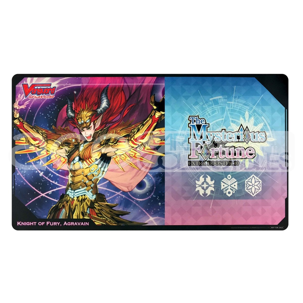 Cardfight Vanguard Playmat &quot;Knight Of Fury, Agravain&quot; (VG-V-EB10)-Bushiroad-Ace Cards &amp; Collectibles