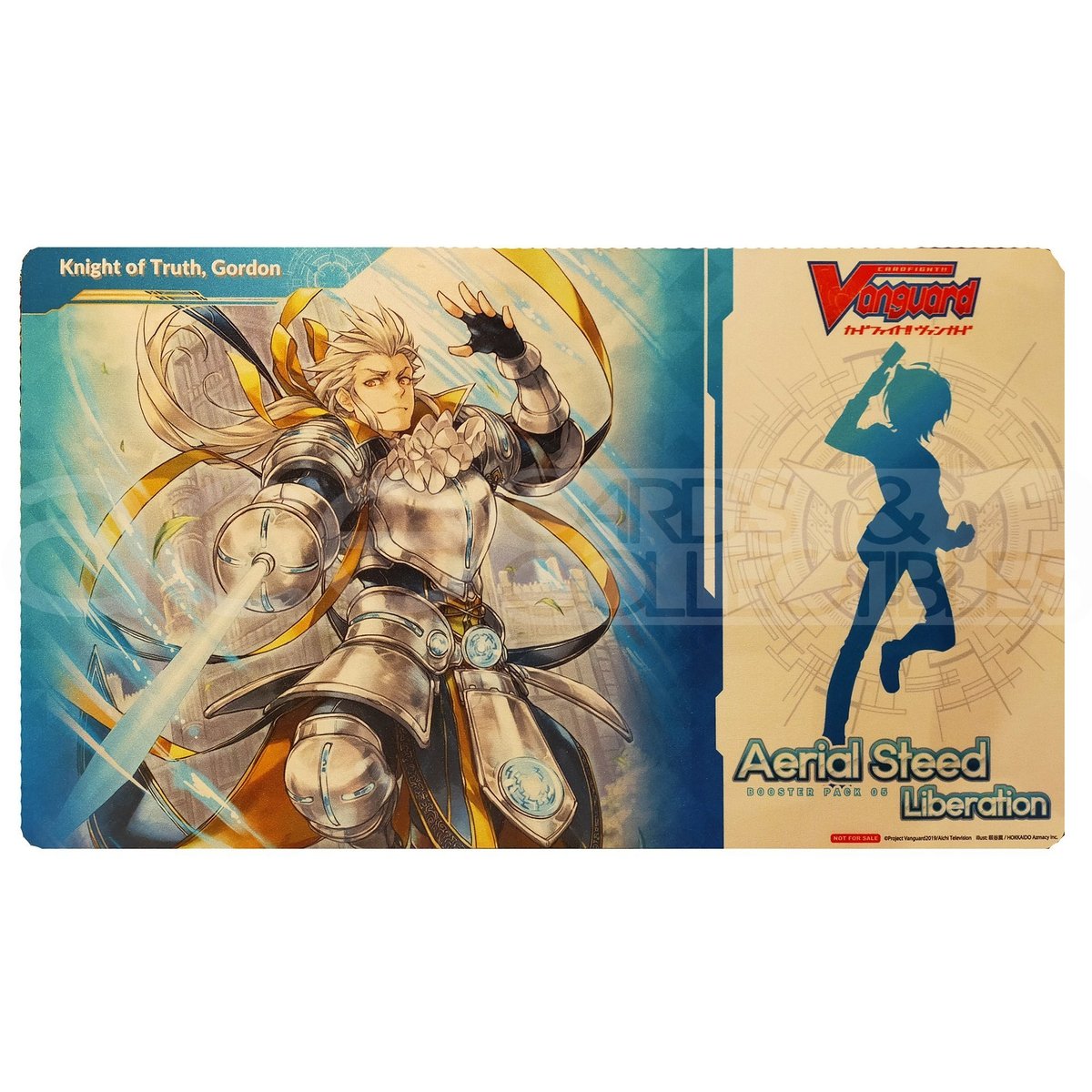 Cardfight Vanguard Playmat &quot;Knight Of Truth, Gordon&quot; (VG-V-BT05)-Bushiroad-Ace Cards &amp; Collectibles