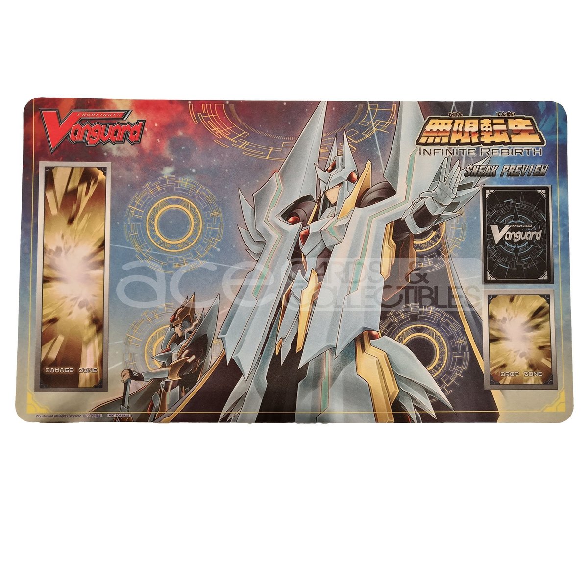 Cardfight Vanguard Playmat &quot;Liberator, Monarch Sanctuary Alfred&quot; (VG-BT15)-Bushiroad-Ace Cards &amp; Collectibles