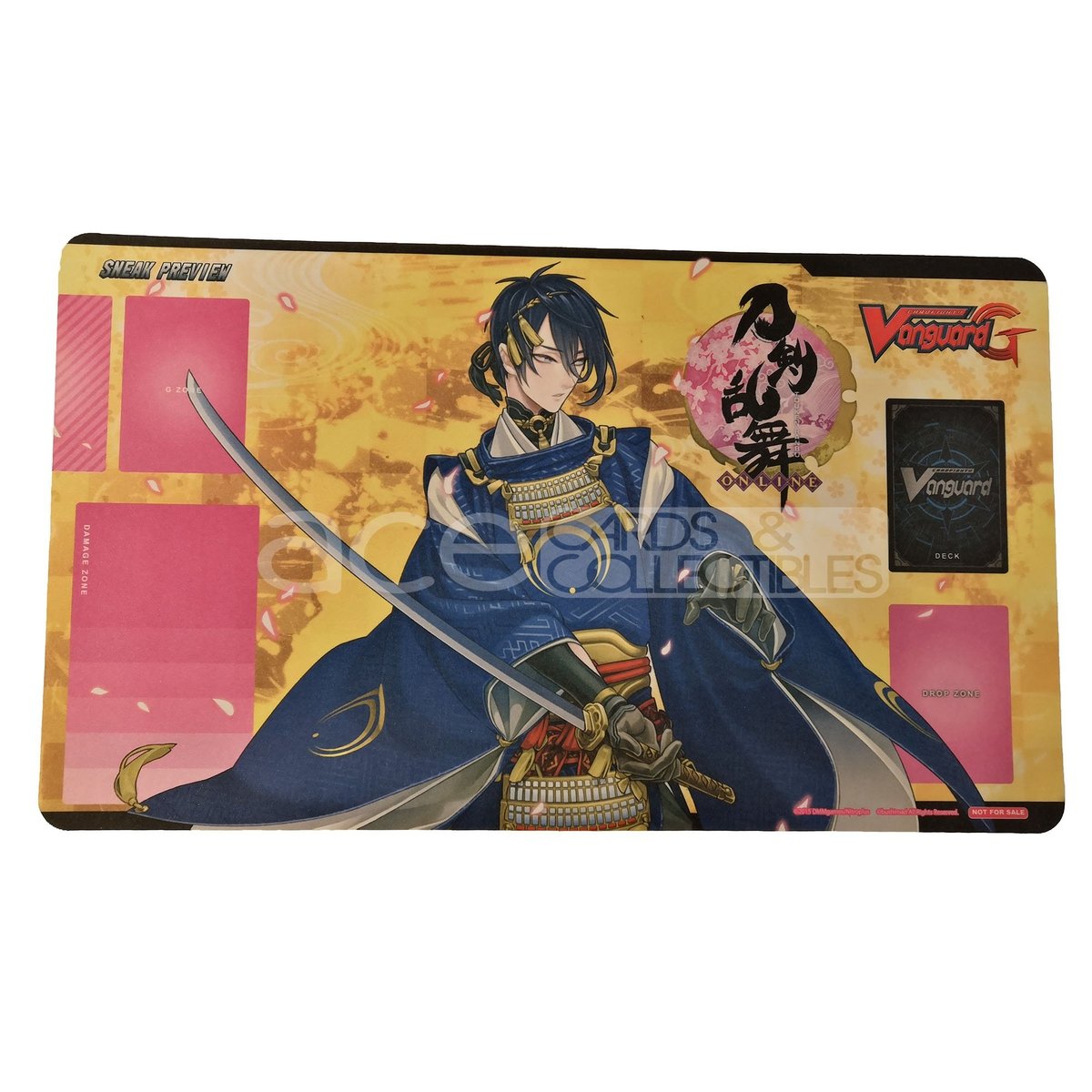 Cardfight Vanguard Playmat &quot;Mikazuki Munechika Toku&quot; (VG-G-TB02)-Bushiroad-Ace Cards &amp; Collectibles