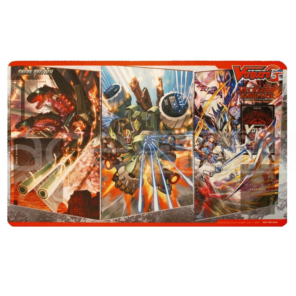 Cardfight Vanguard Playmat "Nubatama, Tachikaze, Spike Brothers" (VG-G-TCB01)-Bushiroad-Ace Cards & Collectibles