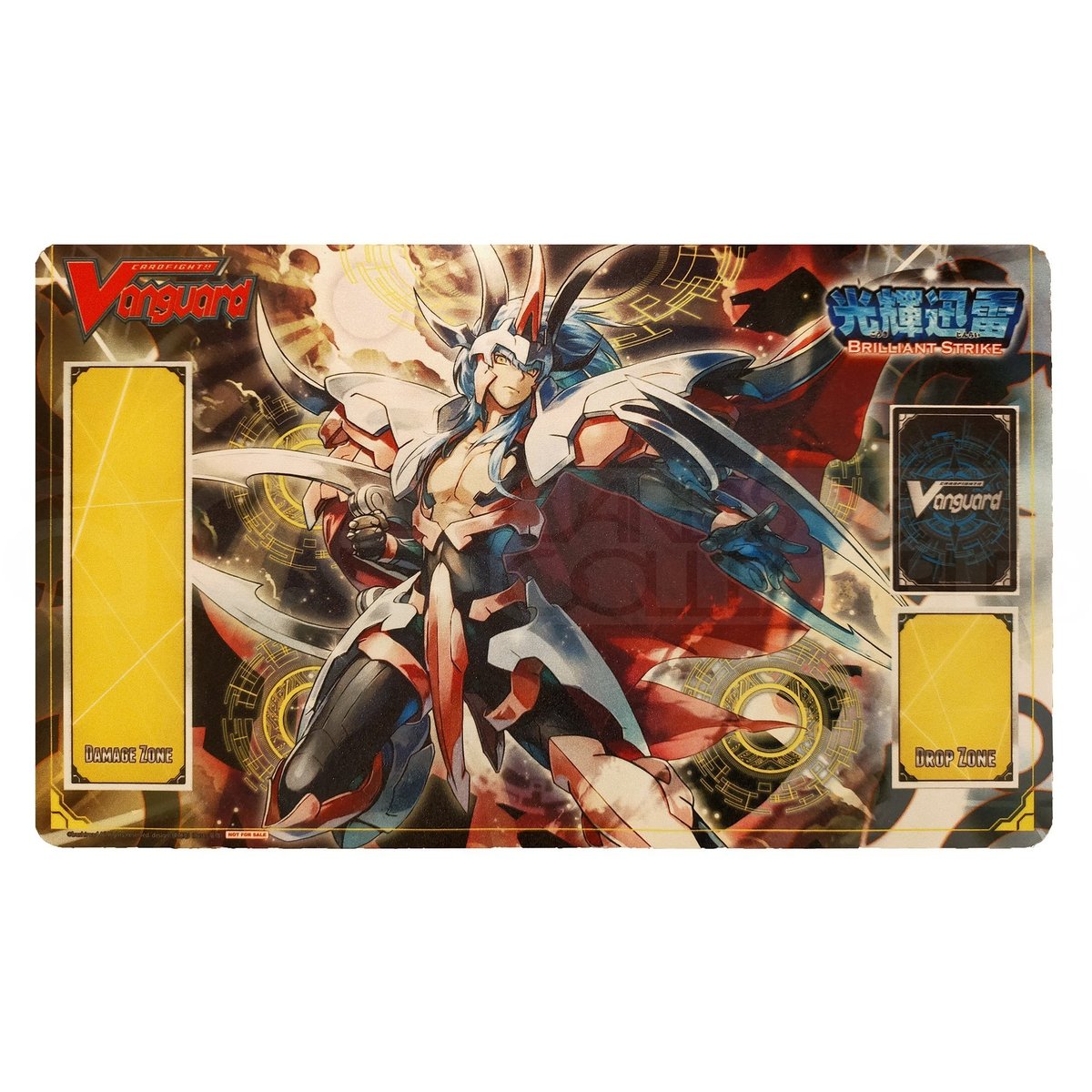 Cardfight Vanguard Playmat "Salvation Lion, Grand Ezel Scissors" (VG-V-BT14)-Bushiroad-Ace Cards & Collectibles