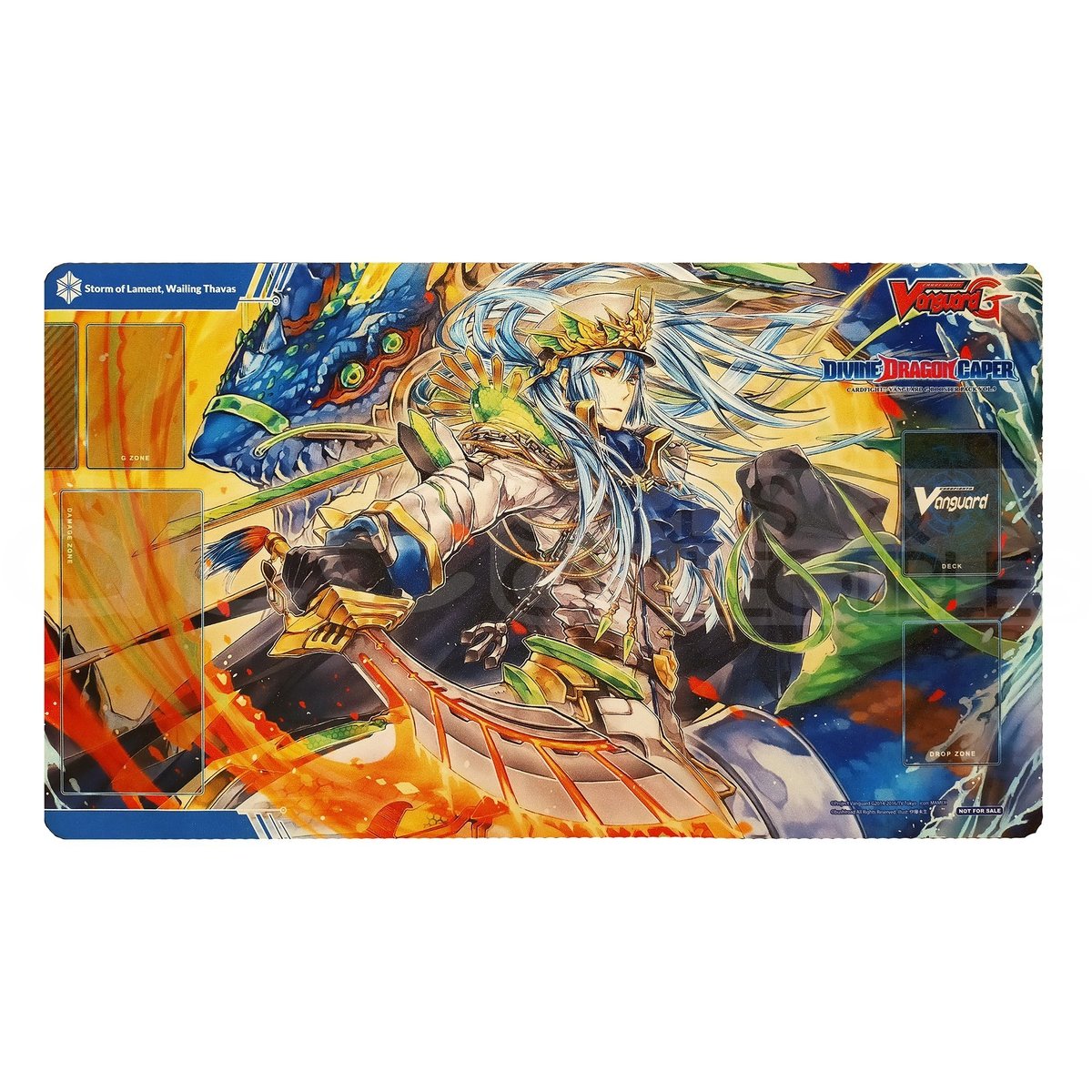 Cardfight Vanguard Playmat "Storm Of Lament, Wailing Thavas" (VG-V-BT09)-Bushiroad-Ace Cards & Collectibles