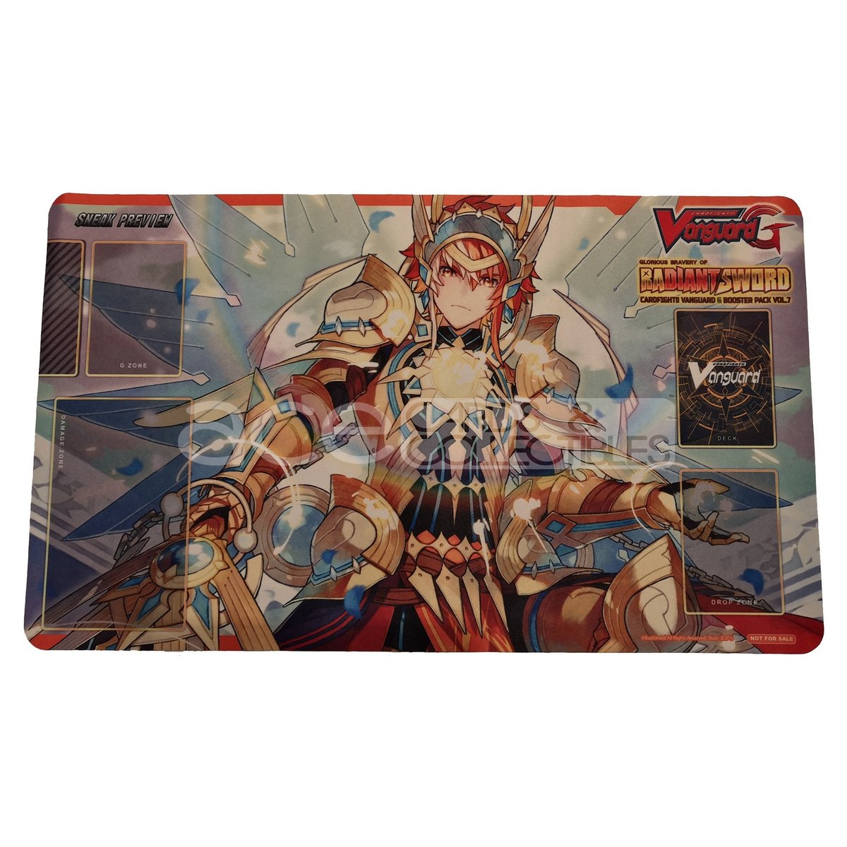 Cardfight Vanguard Playmat "Sunrise Ray Radiant Sword, Gurguit" (VG-G-BT07)-Bushiroad-Ace Cards & Collectibles