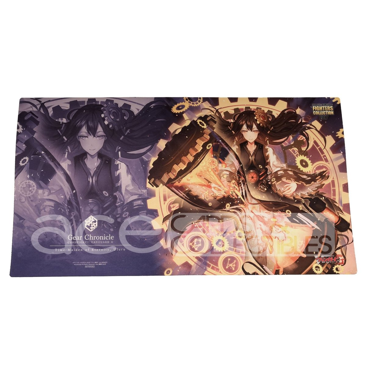 Cardfight Vanguard Playmat &quot;Time Maiden Of Eternity, Uluru&quot; (VG-G-FC04)-Bushiroad-Ace Cards &amp; Collectibles