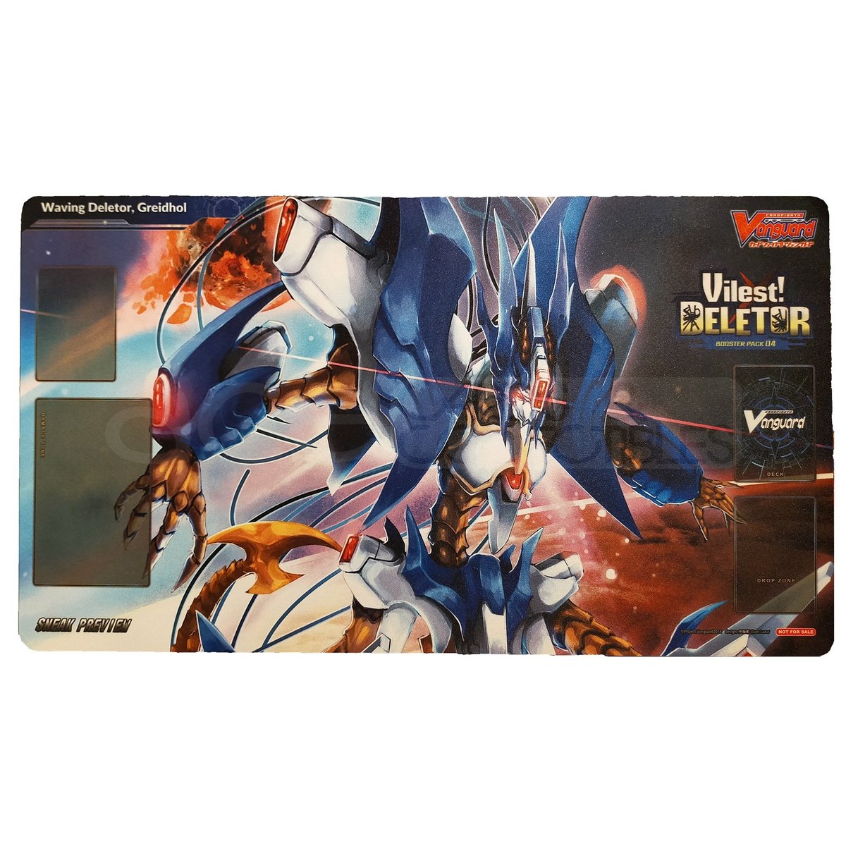 Cardfight Vanguard Playmat "Waving Deletor, Greidhol" (VG-V-BT04)-Bushiroad-Ace Cards & Collectibles