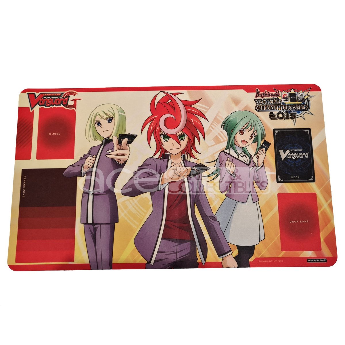 Cardfight Vanguard Playmat &quot;World Championship 2015&quot; (VG-G)-Bushiroad-Ace Cards &amp; Collectibles