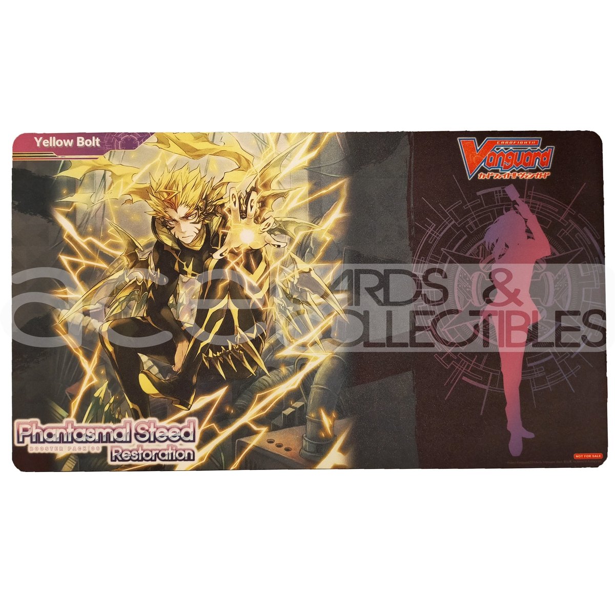 Cardfight Vanguard Playmat "Yellow Bolt Playmat" (VG-V-BT06)-Bushiroad-Ace Cards & Collectibles