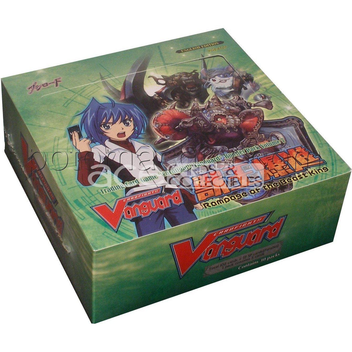 Cardfight Vanguard Rampage of the Beast King [VG-BT07] (Japanese)-Booster Box (30packs)-Bushiroad-Ace Cards &amp; Collectibles