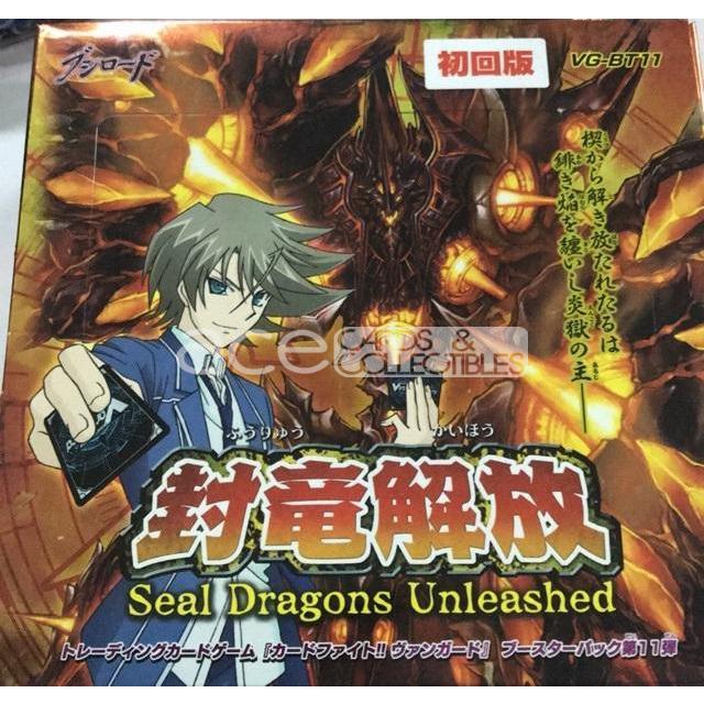 Cardfight Vanguard Seal Dragons Unleashed [VG-BT11] (Japanese)-Booster Box (30packs)-Bushiroad-Ace Cards &amp; Collectibles