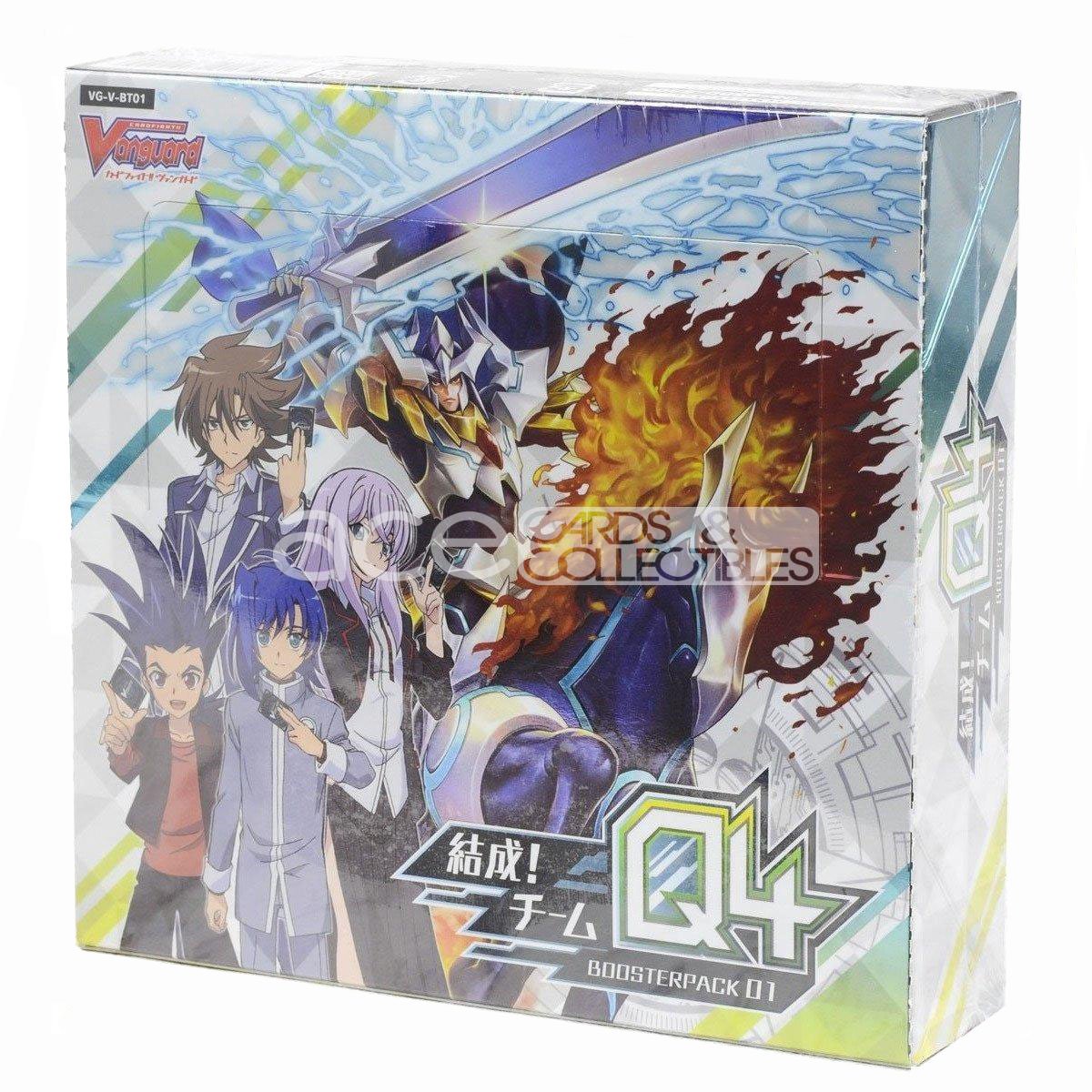 unite team q4 booster box Cardfight Vanguard Unite! Team Q4 V-BT01 Booster Box of 16 Packs
