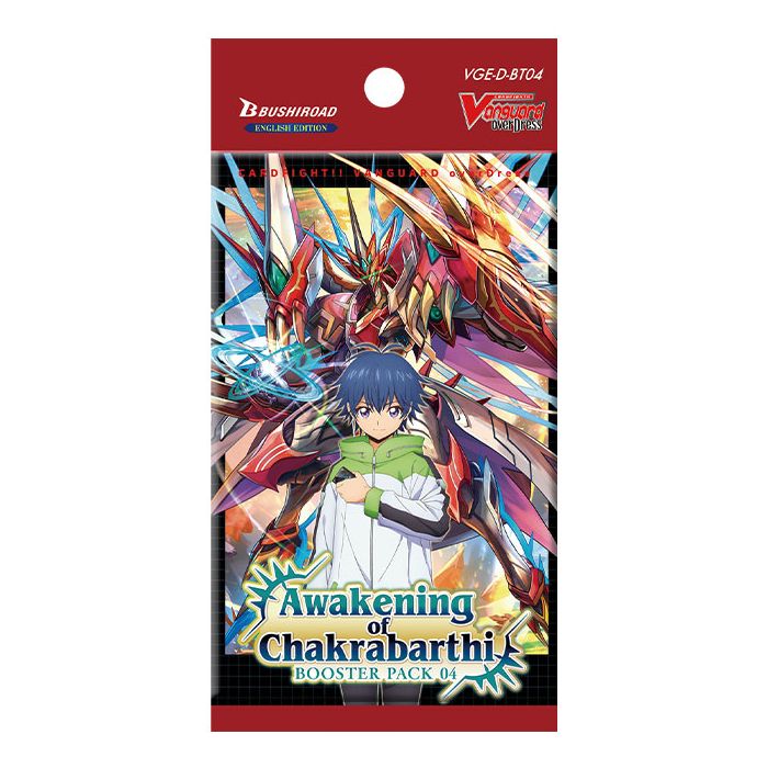 Cardfight!! Vanguard overDress Awakening of Chakrabarthi [VGE-D-BT04] (English)-Booster Pack (Random)-Bushiroad-Ace Cards & Collectibles