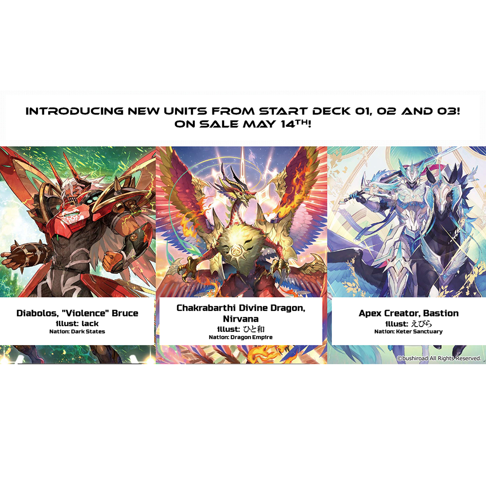 Cardfight!! Vanguard overDress Starter Deck 01, 02, 03 [VGE-D-SD01, SD02, SD03] (English)-[VGE-D-SD01] Start Deck 01 &quot;Yu-yu Kondo&quot; Holy Dragon-Bushiroad-Ace Cards &amp; Collectibles