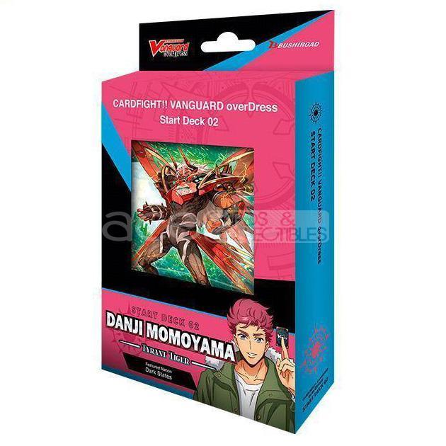 Cardfight!! Vanguard overDress Starter Deck 01, 02, 03 [VGE-D-SD01, SD02, SD03] (English)-[VGE-D-SD02] Start Deck 02 &quot;Danji Momoyama&quot; Tyrant Tiger-Bushiroad-Ace Cards &amp; Collectibles