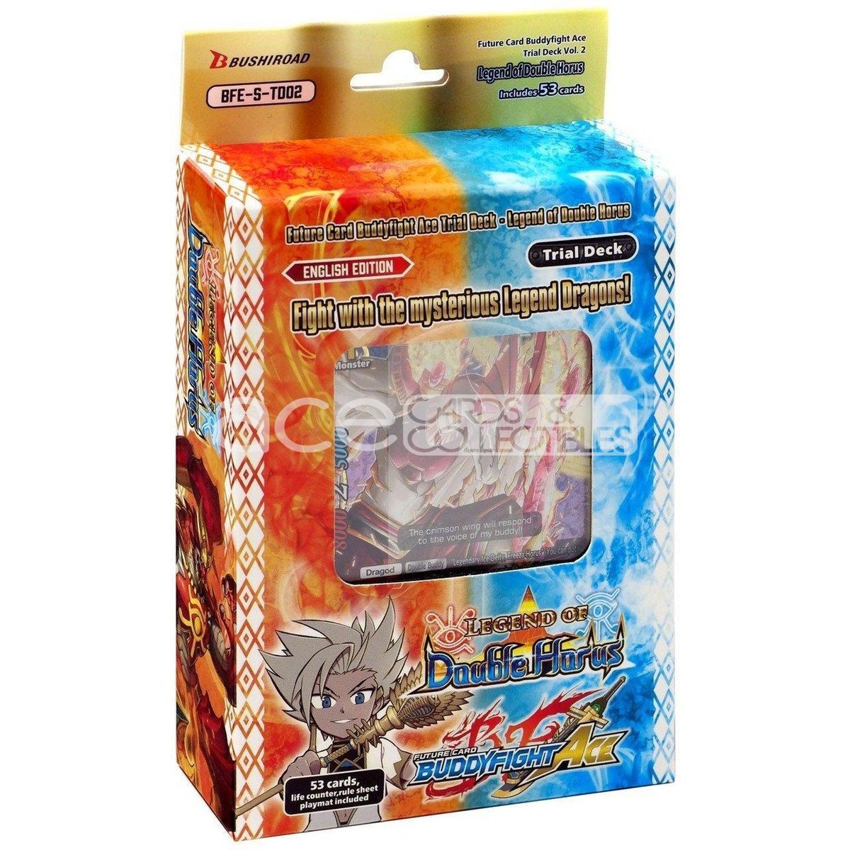 Future Card Buddyfight Ace Legend Of Double Horus [BFE-S-TD02] (English)-Bushiroad-Ace Cards & Collectibles