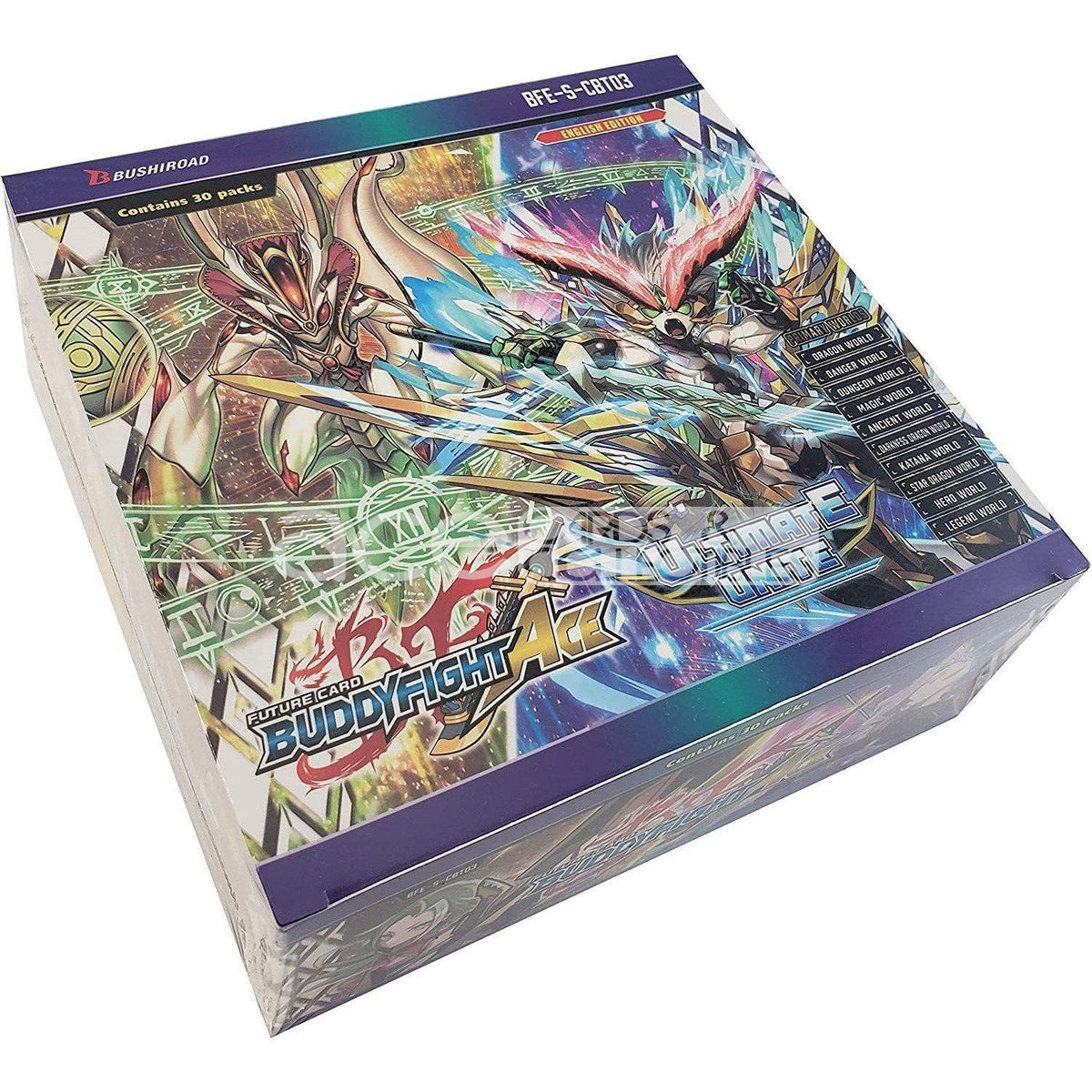 Future Card Buddyfight Ace Ultimate Unite [BFE-S-CBT03] (English)-Booster Box (30 packs)-Bushiroad-Ace Cards &amp; Collectibles