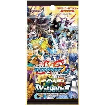 Future Card Buddyfight D Four Dimensions [BFE-D-BT02A] (English)-Single Pack (Random)-Bushiroad-Ace Cards &amp; Collectibles