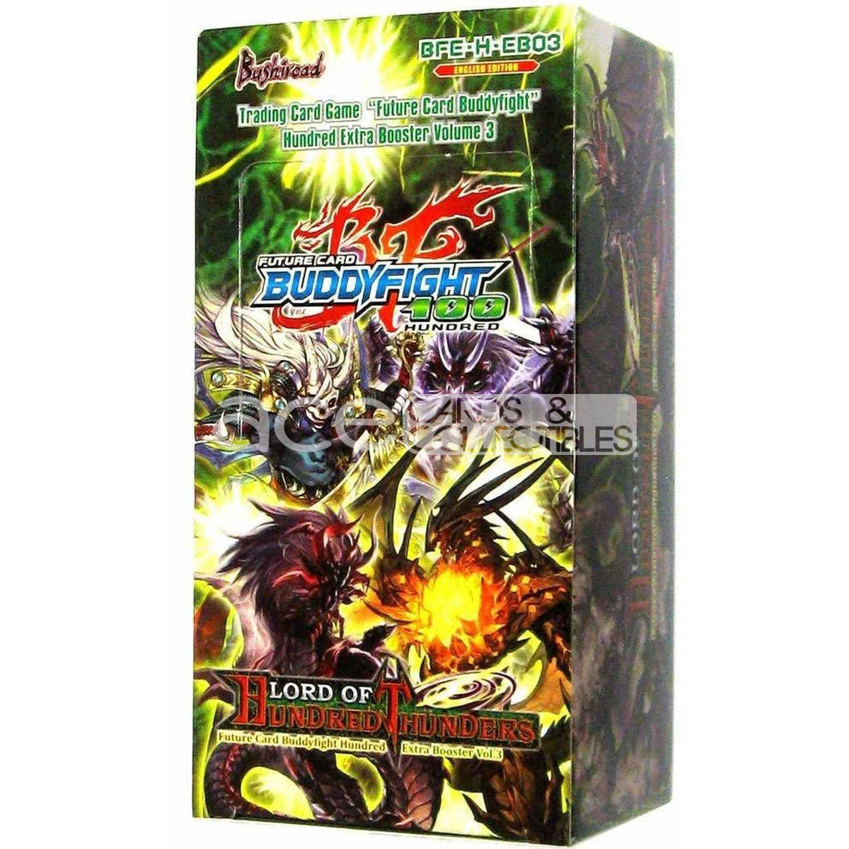 Future Card Buddyfight H Lord of Hundred Thunders [BFE-H-EB03] (English)-Booster Box (15packs)-Bushiroad-Ace Cards &amp; Collectibles
