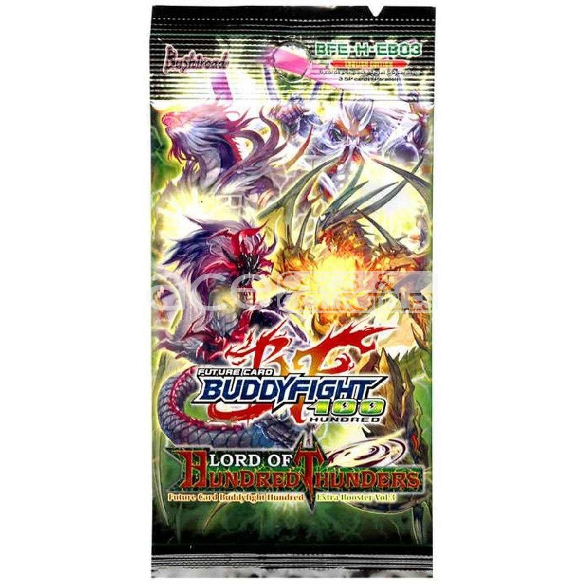 Future Card Buddyfight H Lord of Hundred Thunders [BFE-H-EB03] (English)-Single Pack (Random)-Bushiroad-Ace Cards &amp; Collectibles