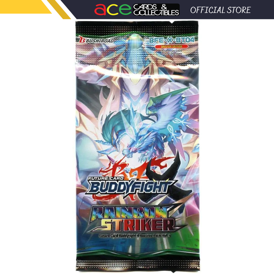 Future Card Buddyfight X Rainbow Striker ( Booster Pack ) [BFE-X-BT04] (English)-Bushiroad-Ace Cards &amp; Collectibles
