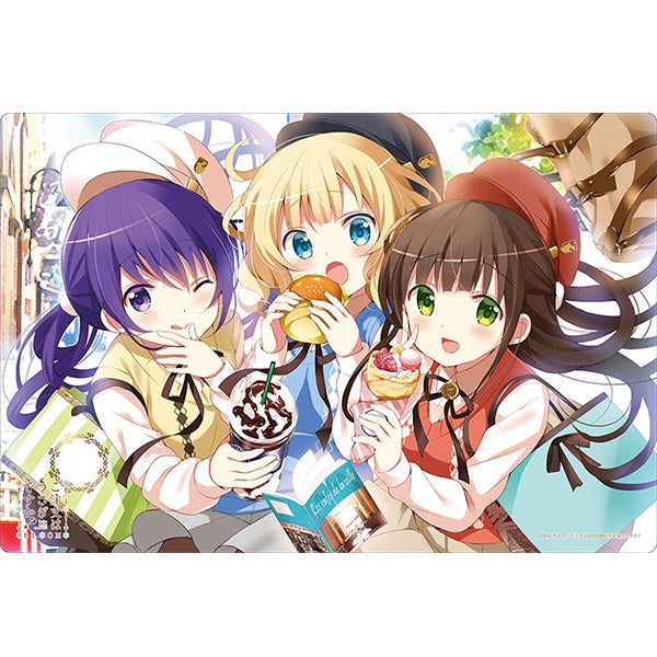 Is the Order a Rabbit? Bloom Playmat Collection V2 Vol. 198 &quot;Rize &amp; Syaro &amp; Chiya&quot;-Bushiroad-Ace Cards &amp; Collectibles