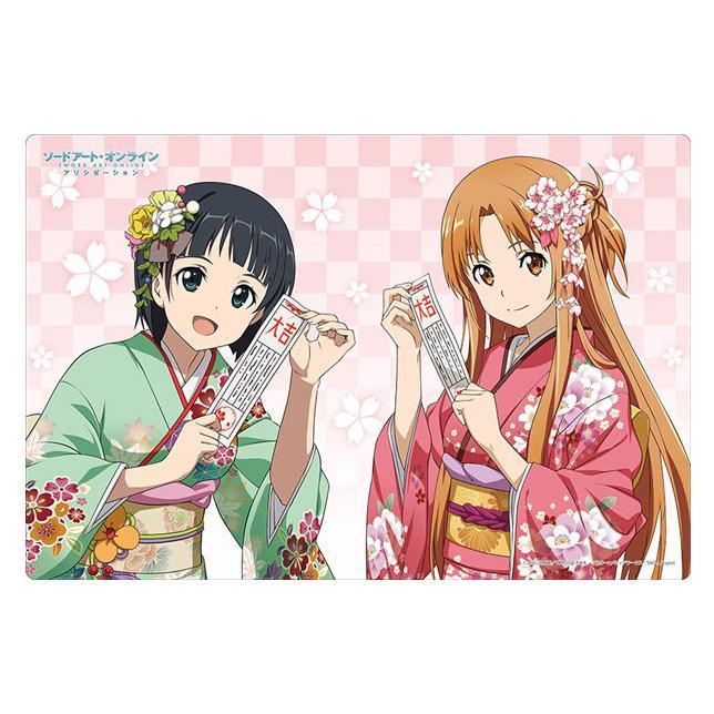 Sword Art Online Alicization &quot;Asuna &amp; Suguha&quot; Kimono ver. Playmat Vol.793-Bushiroad-Ace Cards &amp; Collectibles