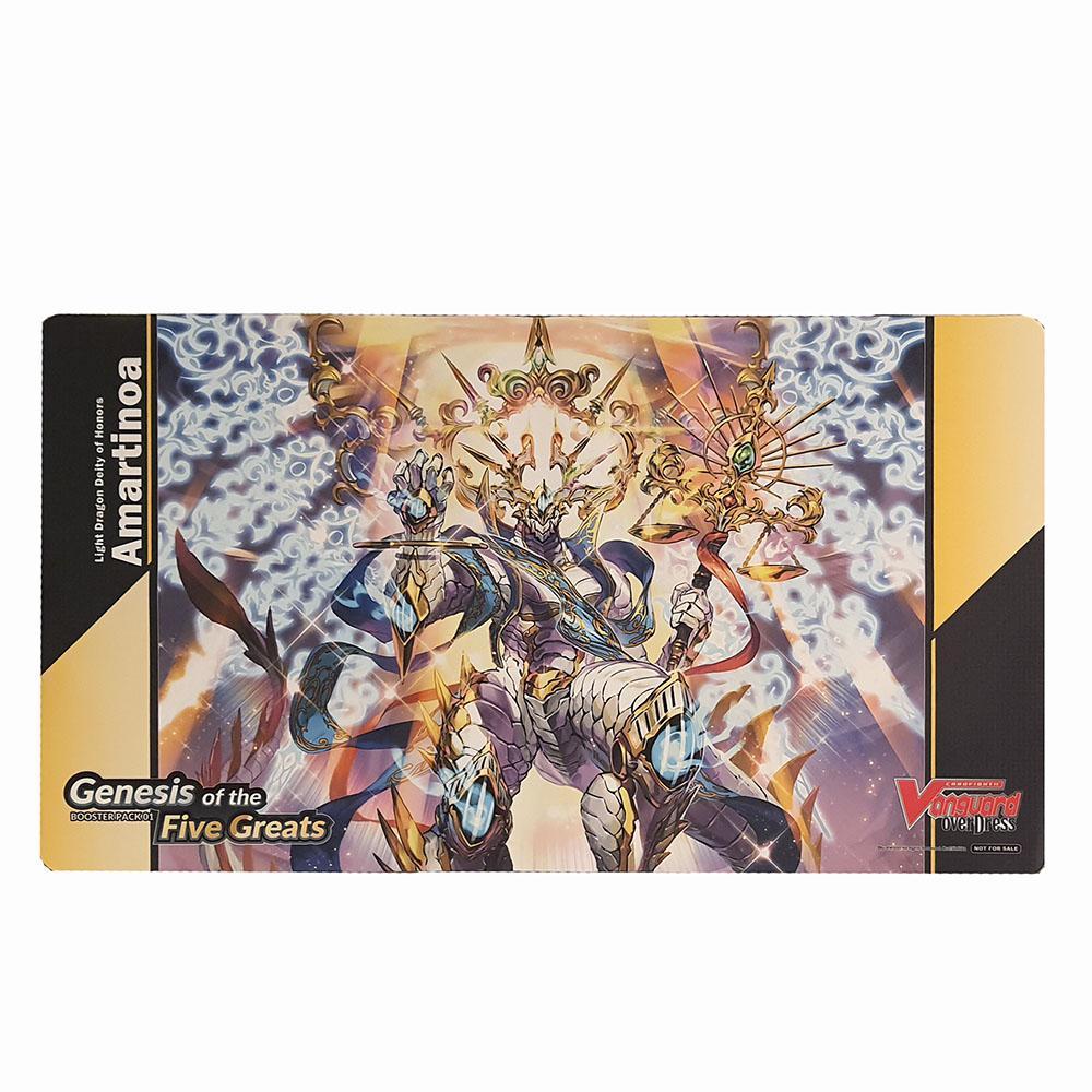 Vanguard Playmat &quot;Light Dragon Deity of Honors, Amartinoa&quot; [VGE-D-BT01]-Bushiroad-Ace Cards &amp; Collectibles