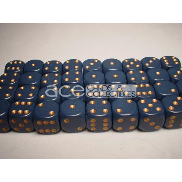 Chessex Opaque 12mm d6 36pcs Dice (Dusty Blue/Copper) [CHX25826]-Chessex-Ace Cards & Collectibles