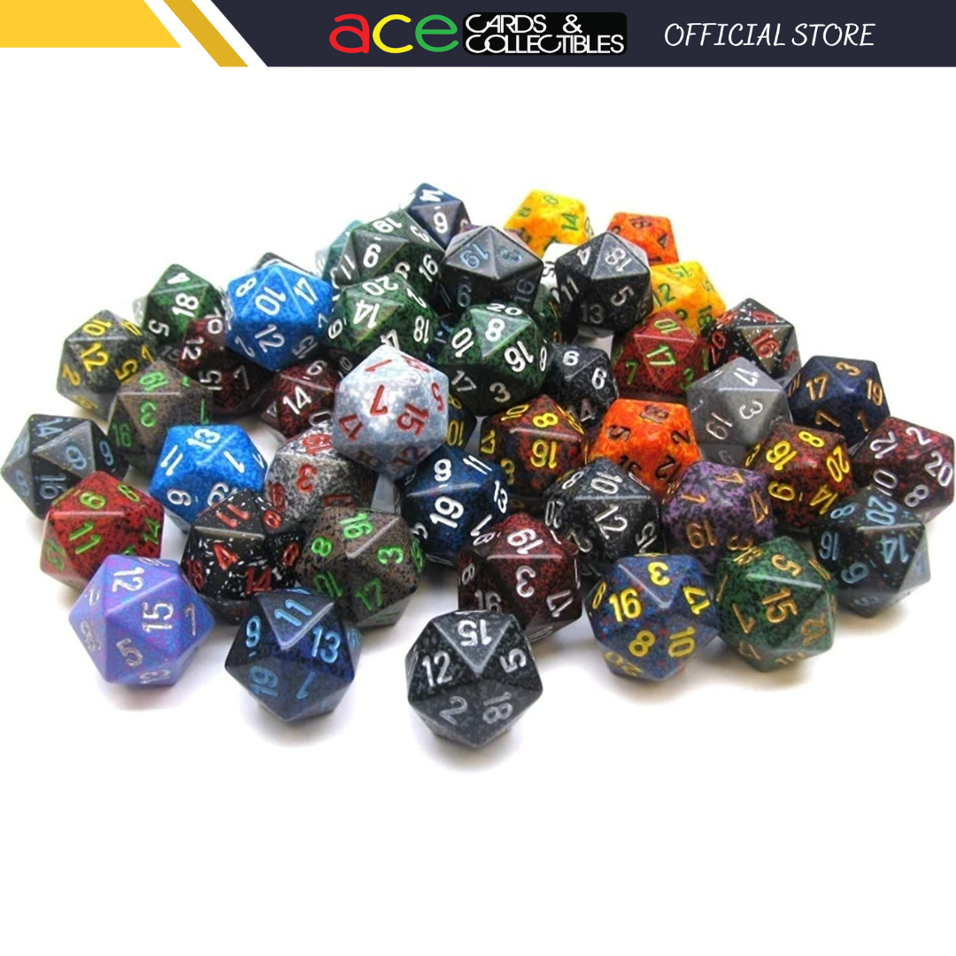 Chessex Speckled 34mm d20 Dice (Random)-Chessex-Ace Cards & Collectibles