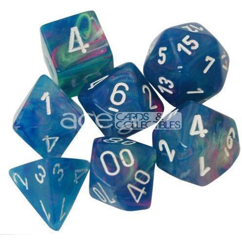 Chessex Waterlily™ Polyhedral 7pcs Dice (White) [CHX27546]-Chessex-Ace Cards &amp; Collectibles