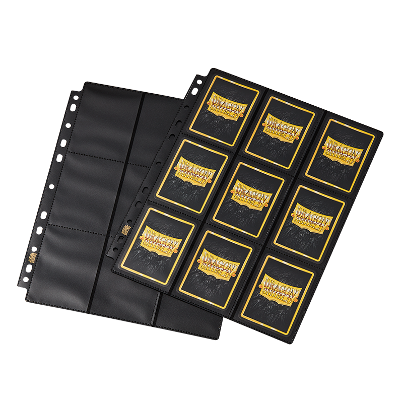 Dragon Shield 18-Pocket Page for Card Album / Binder - Non-Glare Binder Pages-Whole Box (50pcs)-Dragon Shield-Ace Cards & Collectibles