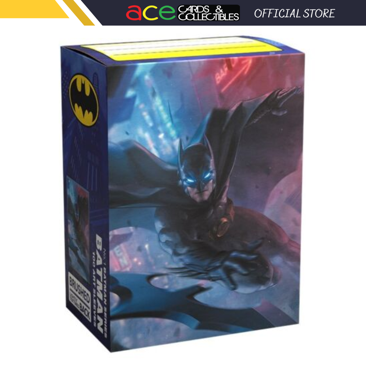 Dragon Shield Brushed Art Sleeves Standard Size 100pcs - Batman Series 1. 1/4-Dragon Shield-Ace Cards &amp; Collectibles
