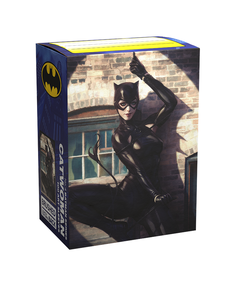 Dragon Shield Brushed Art Sleeves Standard Size 100pcs - Catwoman Series 1. 4/4-Dragon Shield-Ace Cards & Collectibles