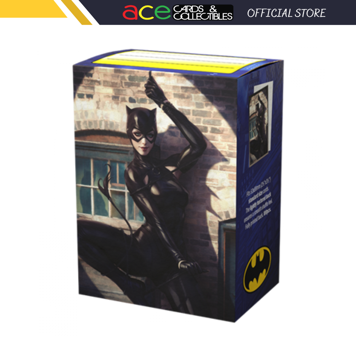 Dragon Shield Brushed Art Sleeves Standard Size 100pcs - Catwoman Series 1. 4/4-Dragon Shield-Ace Cards &amp; Collectibles