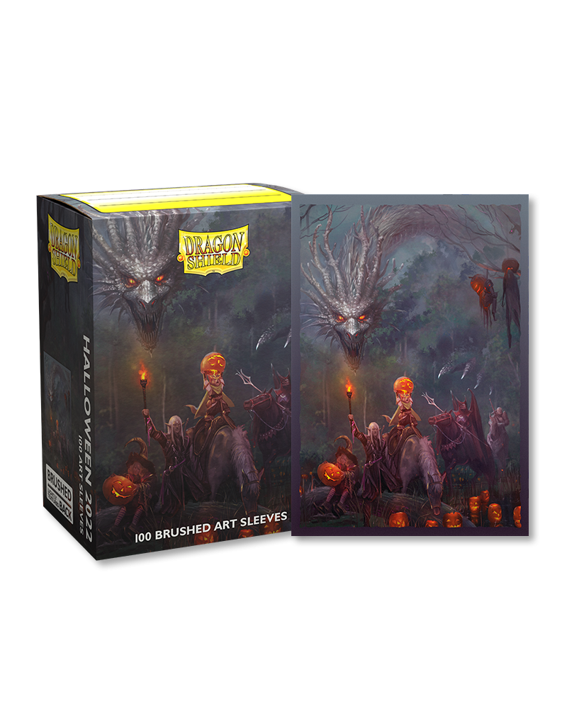 Dragon Shield Brushed Art Sleeves Standard Size 100pcs - Halloween 2022-Dragon Shield-Ace Cards & Collectibles