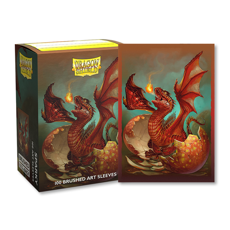 Dragon Shield Brushed Art Sleeves Standard Size 100pcs - Sparky-Dragon Shield-Ace Cards & Collectibles