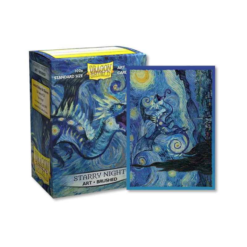 Dragon Shield Brushed Art Sleeves Standard Size 100pcs - Starry Night-Dragon Shield-Ace Cards &amp; Collectibles
