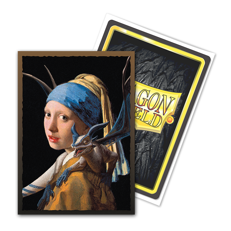 Dragon Shield Brushed Art Sleeves Standard Size 100pcs - The Girl With The Pearl Earring-Dragon Shield-Ace Cards &amp; Collectibles