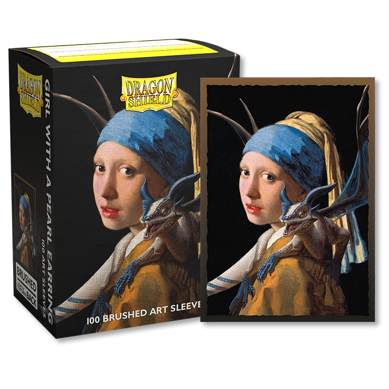 Dragon Shield Brushed Art Sleeves Standard Size 100pcs - The Girl With The Pearl Earring-Dragon Shield-Ace Cards &amp; Collectibles