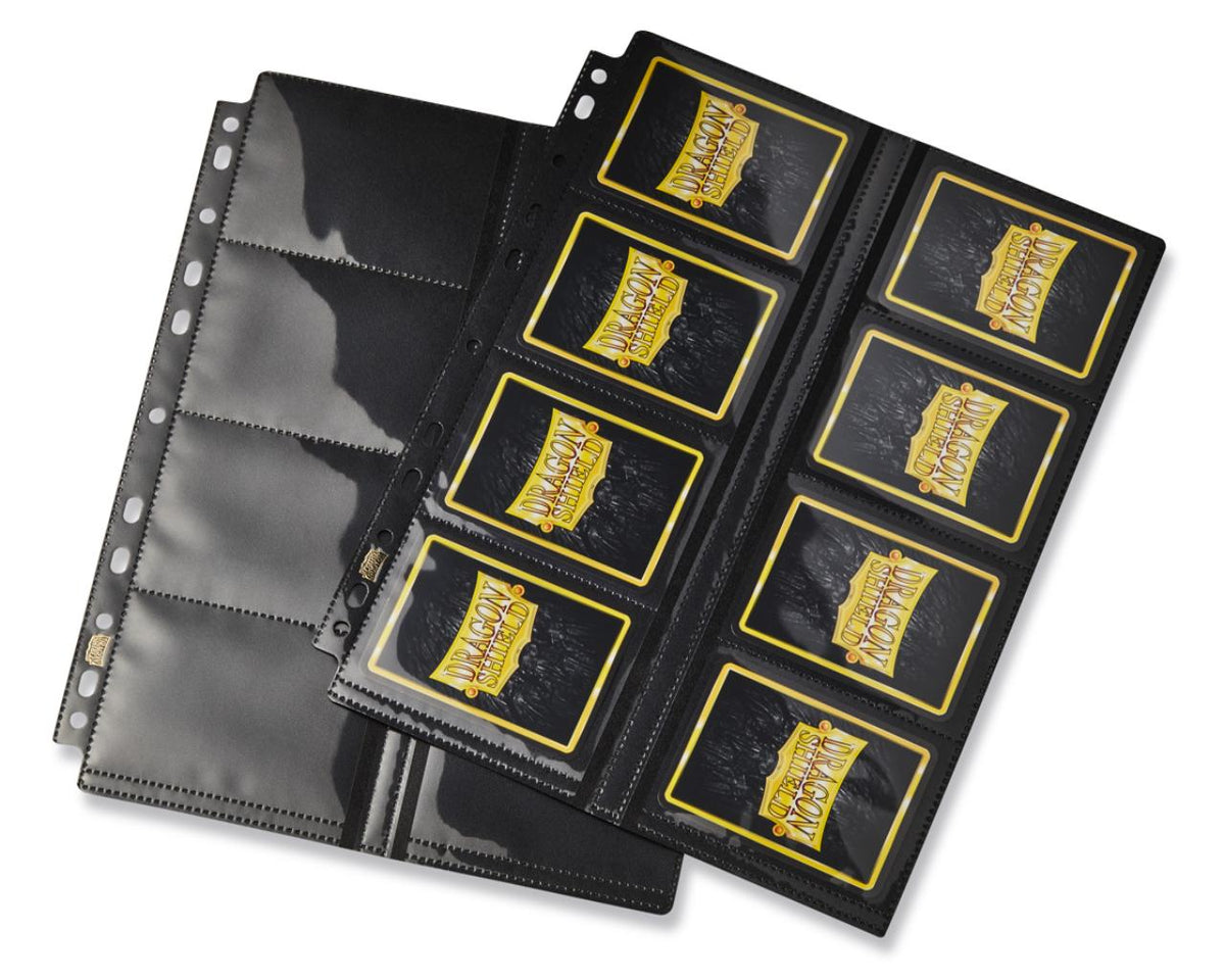 Dragon Shield Center-Loading Pages 16-Pocket for Card Album / Binder (Ultra Clear)-Loose Page (1pcs)-Dragon Shield-Ace Cards &amp; Collectibles